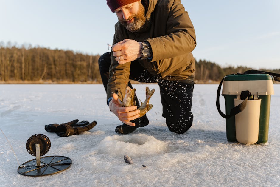 Jigging Saugers and Walleye Through Winter Lake Ice